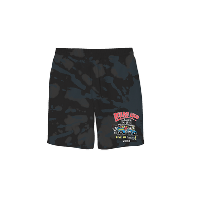 RL Thailand Tiger Style Black Tyedye Sweat Shorts