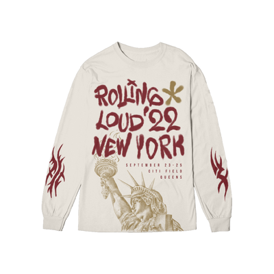 RL Tribal Metro Long Sleeve Tee Cream NYC 22