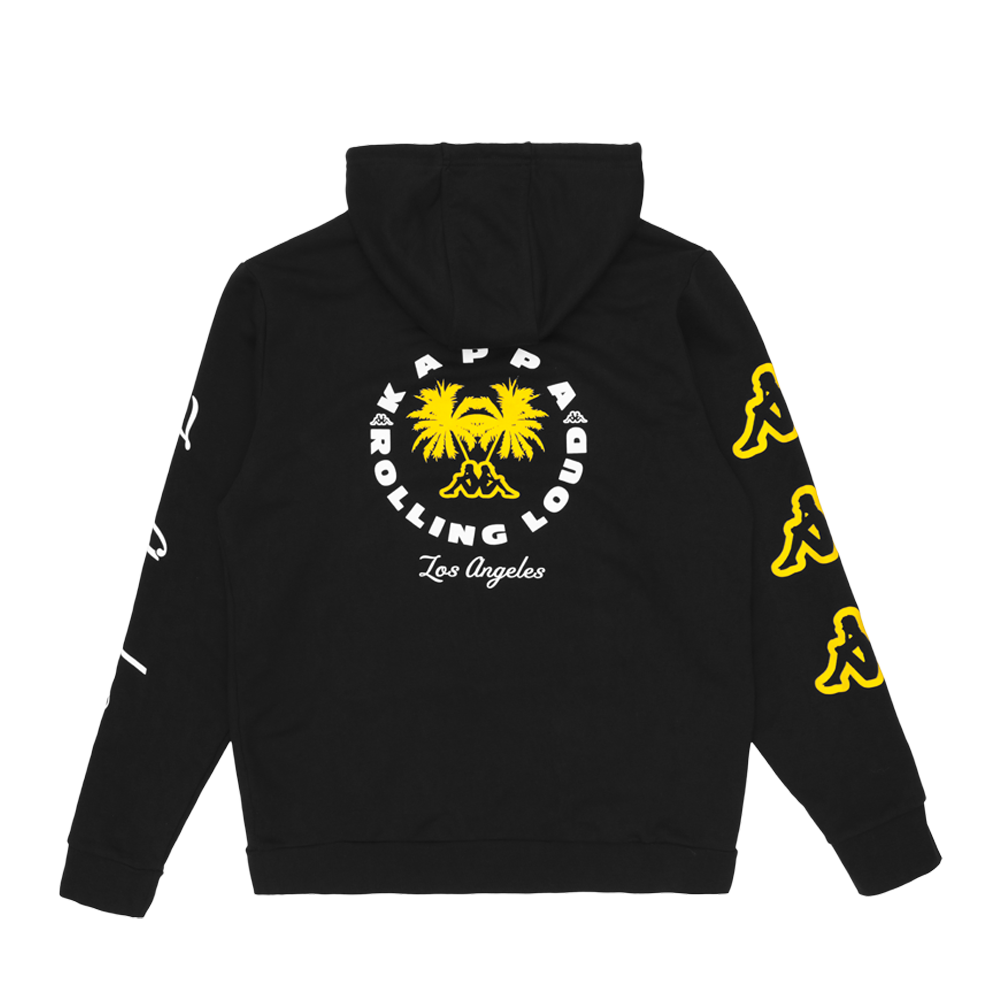 RL X Kappa Hoodie LA 21 Black