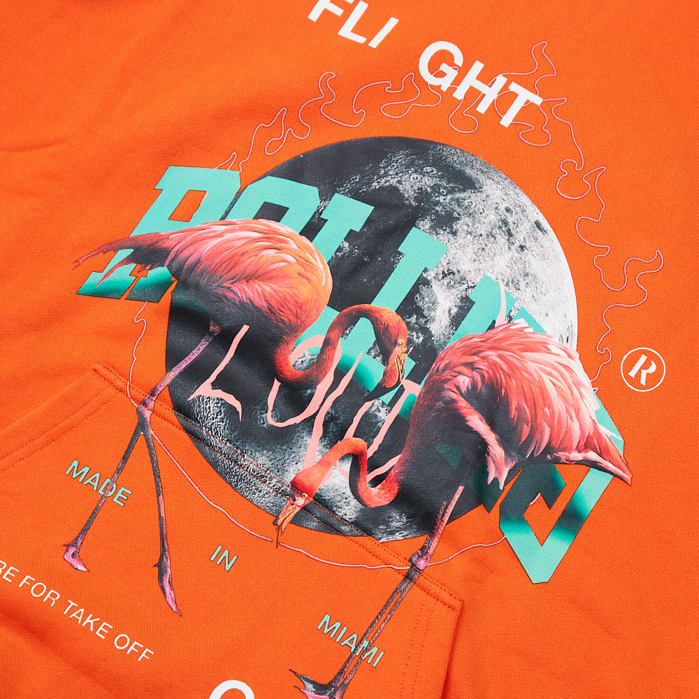 RL Flamingo Hoodie Orange