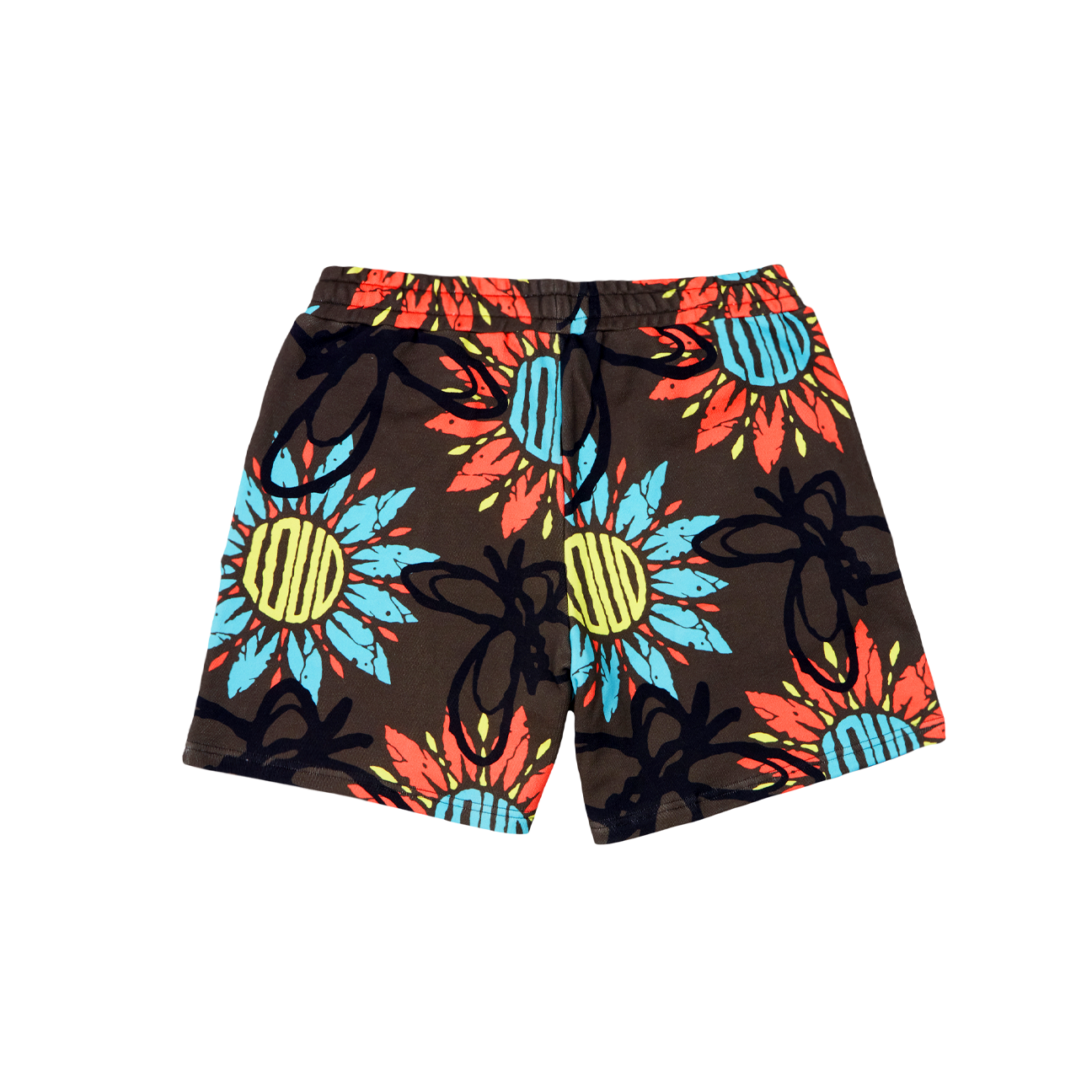 RL MIA Shorts Loud Pattern Brown