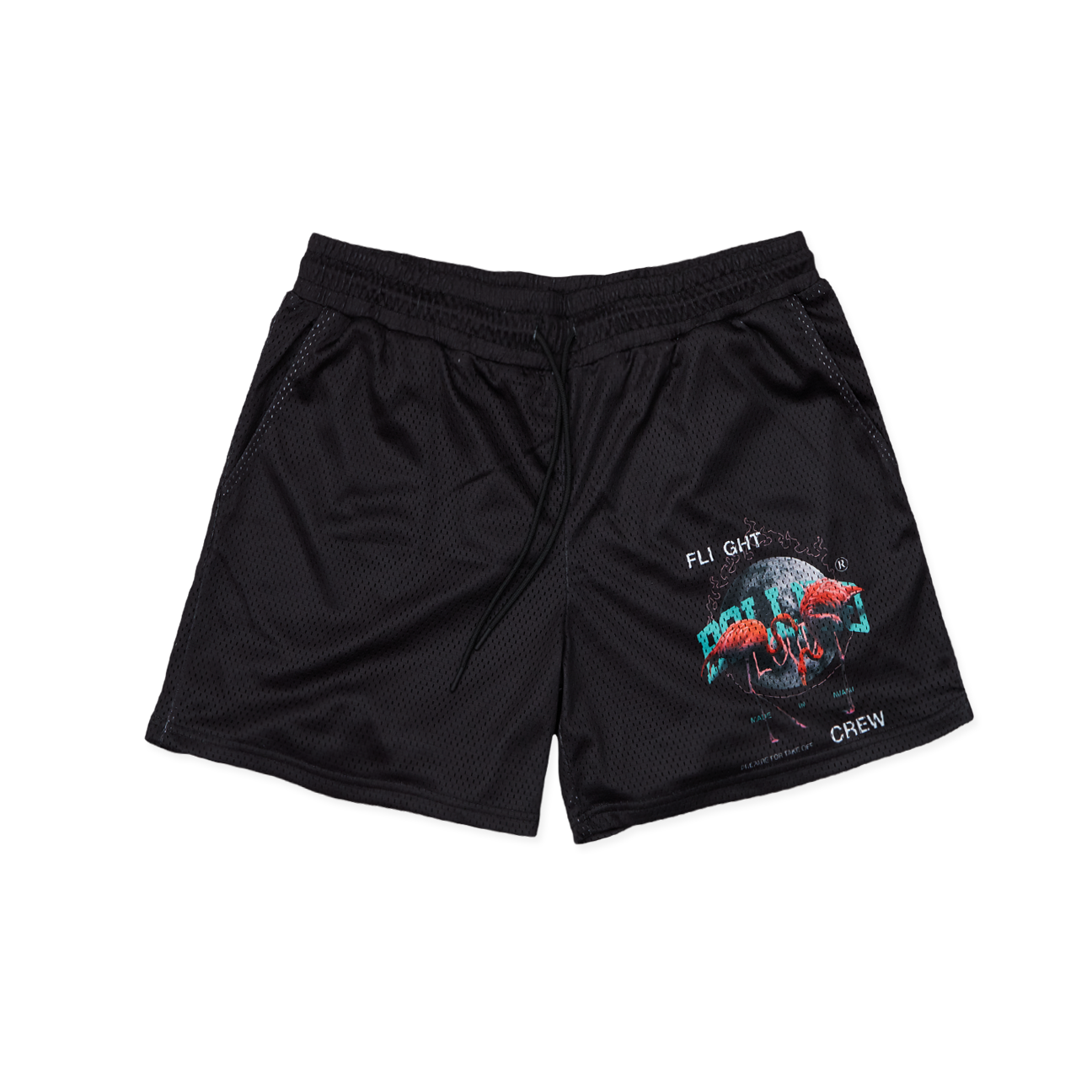 RL Flamingo Shorts Black