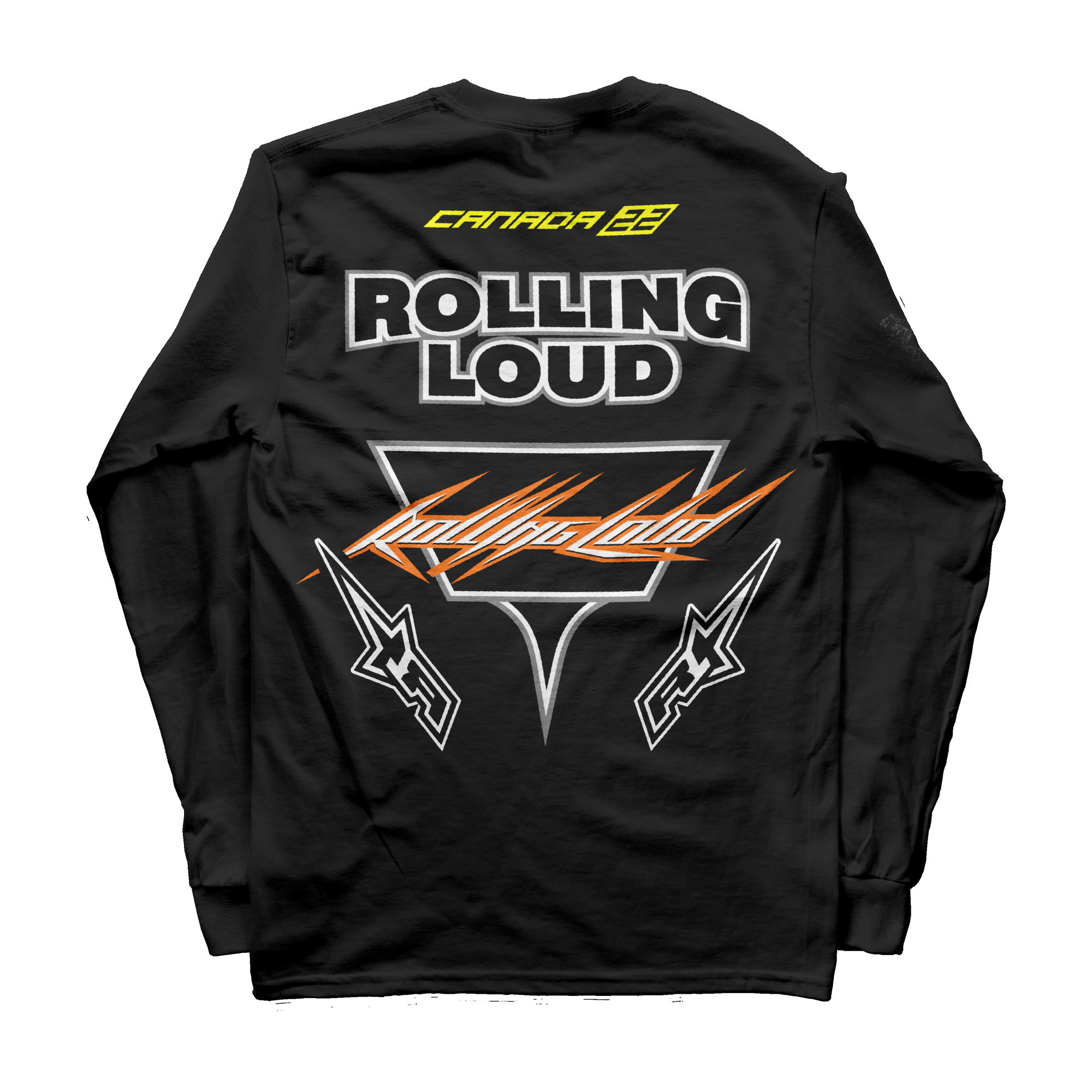 RL Super Moto Long Sleeve Black Tee Toronto 22