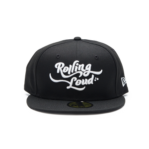 Rolling Loud Miami Black/White New Era Hat Fitted