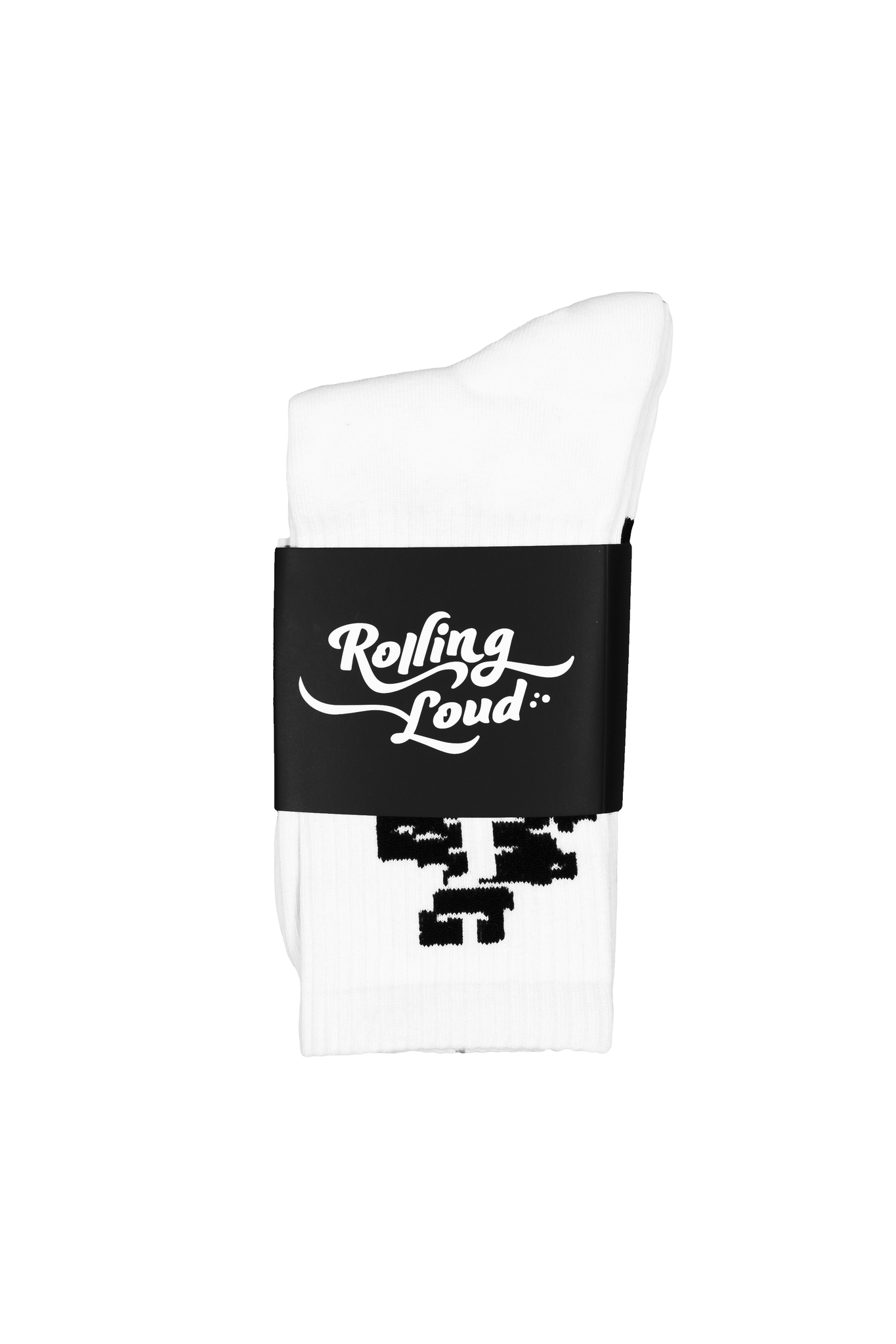 Rolling Loud White Socks