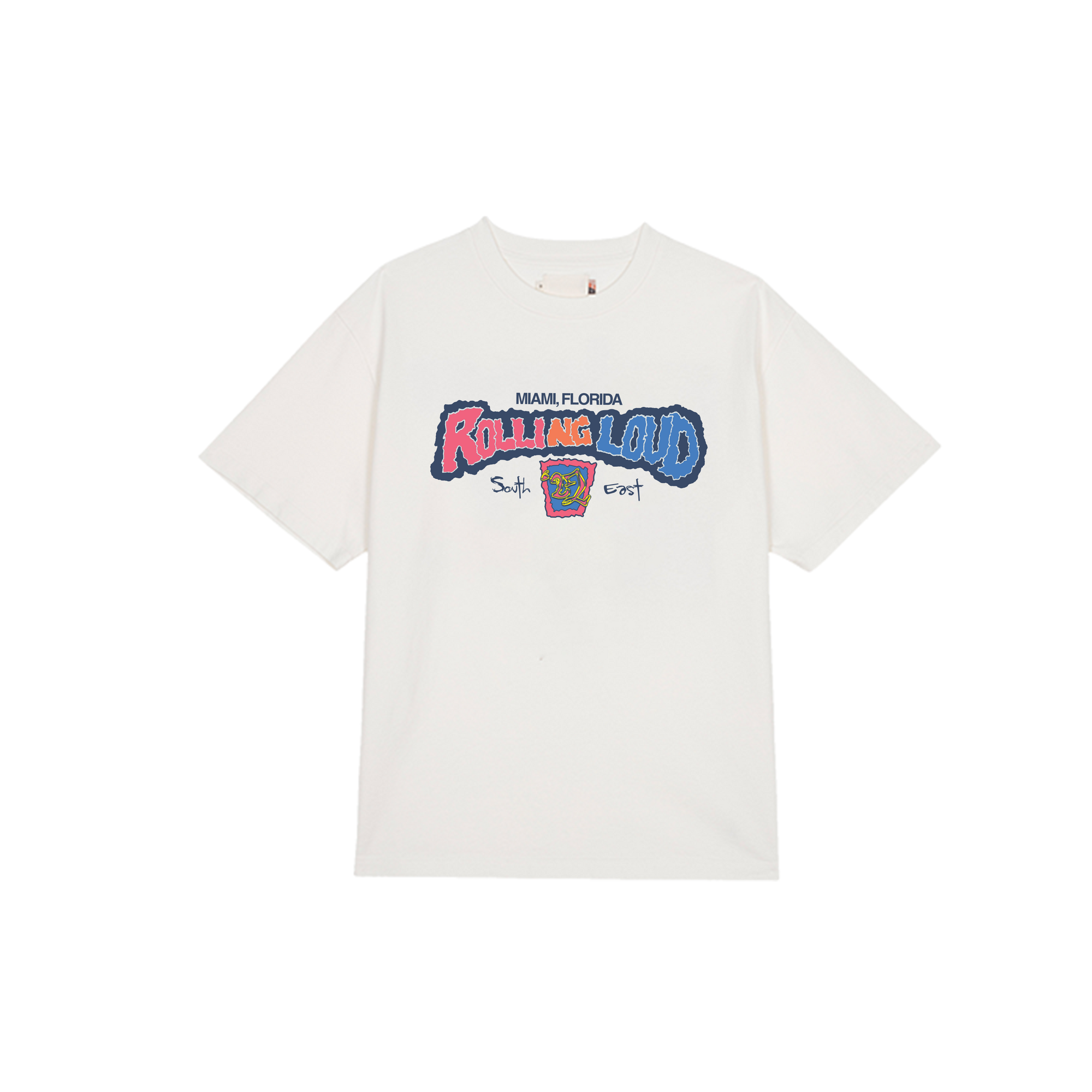 Rolling Wild White Tee Miami 22