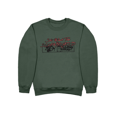 Ski Mask The Slump God x Rolling Loud Olive Sweatshirt