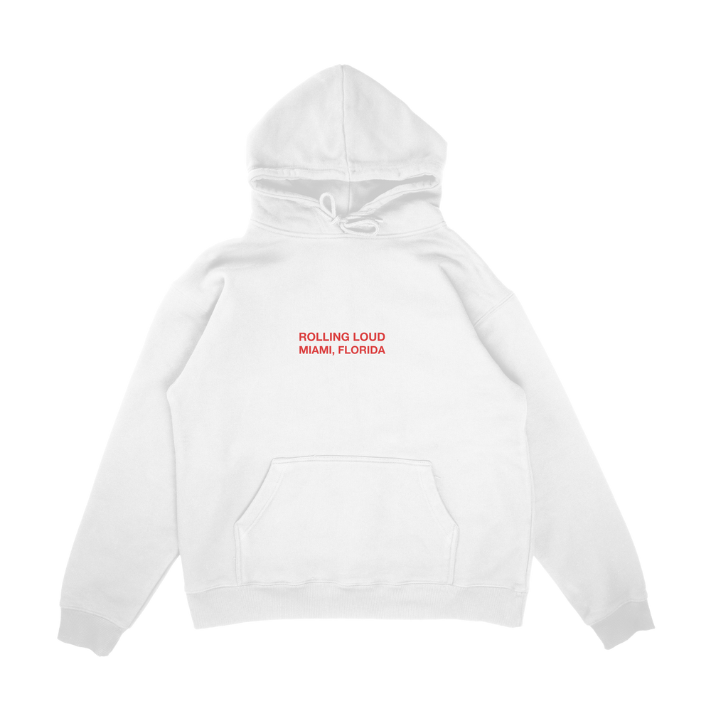 RL Exclusive Miami 2022 Line Up Hoodie White