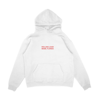 RL Exclusive Miami 2022 Line Up Hoodie White