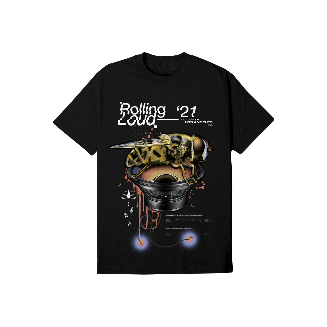 Sound So Sweet T Shirt Black LA 2021