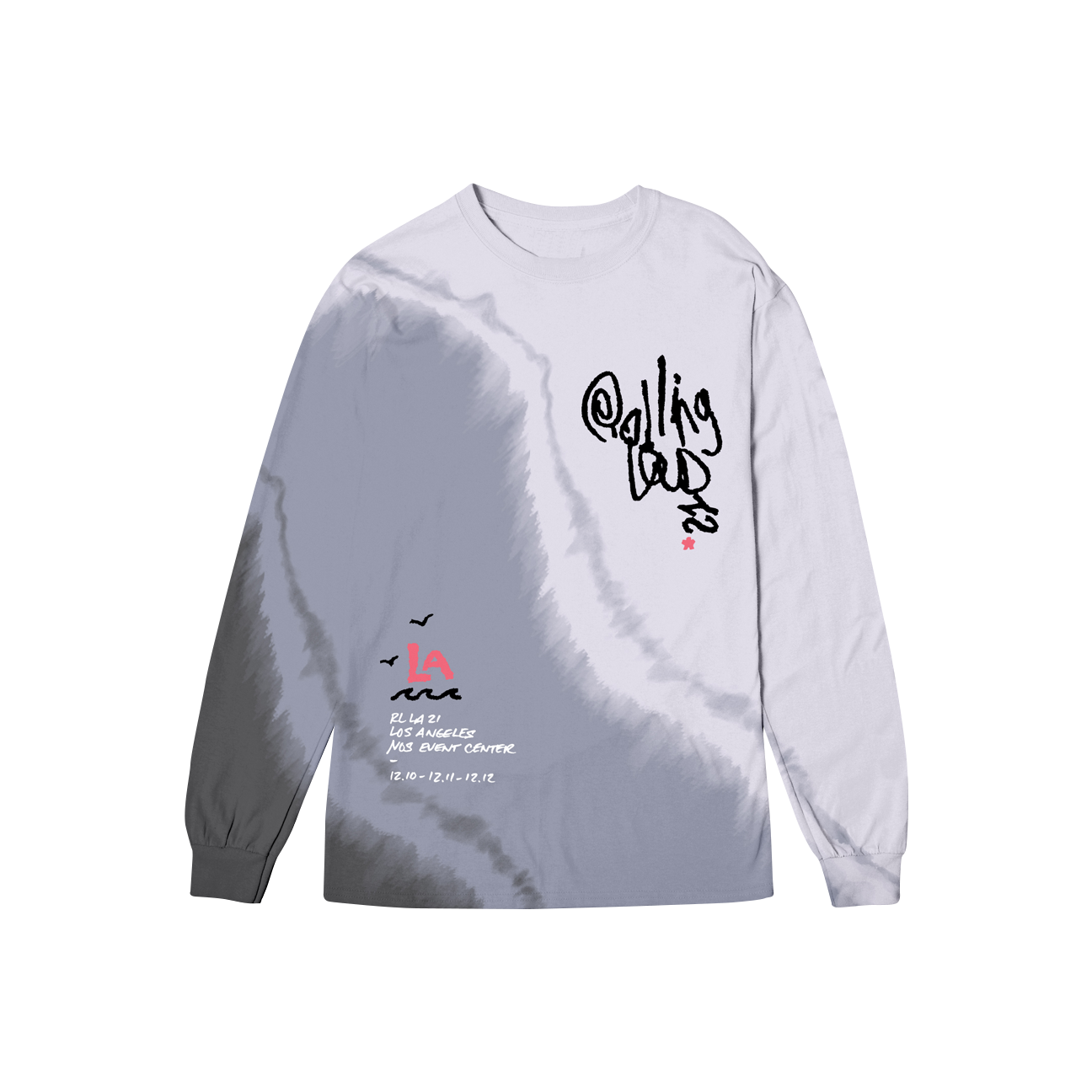 Sunny Side LA 2021 Tie Dye LS Tee
