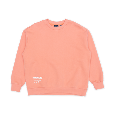 RL Productions Salmon French Terry Crewneck Sweatshirt