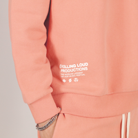 RL Productions Salmon French Terry Crewneck Sweatshirt