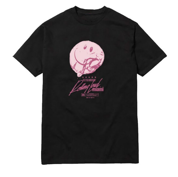 Smile Line Up Tee SS Black