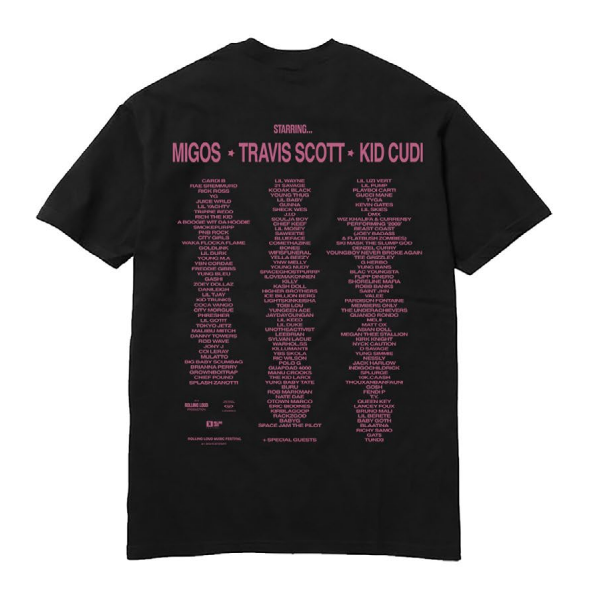 Smile Line Up Tee SS Black