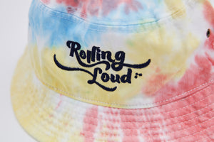 Rolling Loud Tie Dye Bucket Hat Rainbow