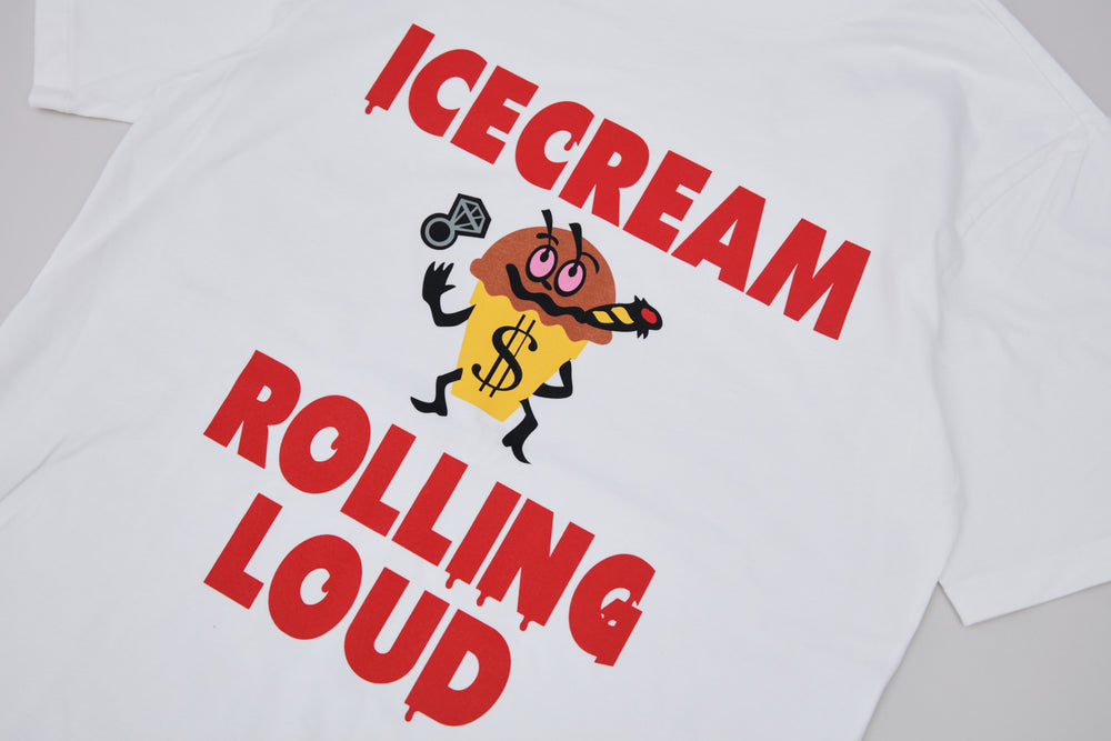 ICECREAM X ROLLING LOUD DOLLAR CONE TEE