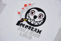 ICECREAM X ROLLING LOUD RUNNING DOG FACE TEE