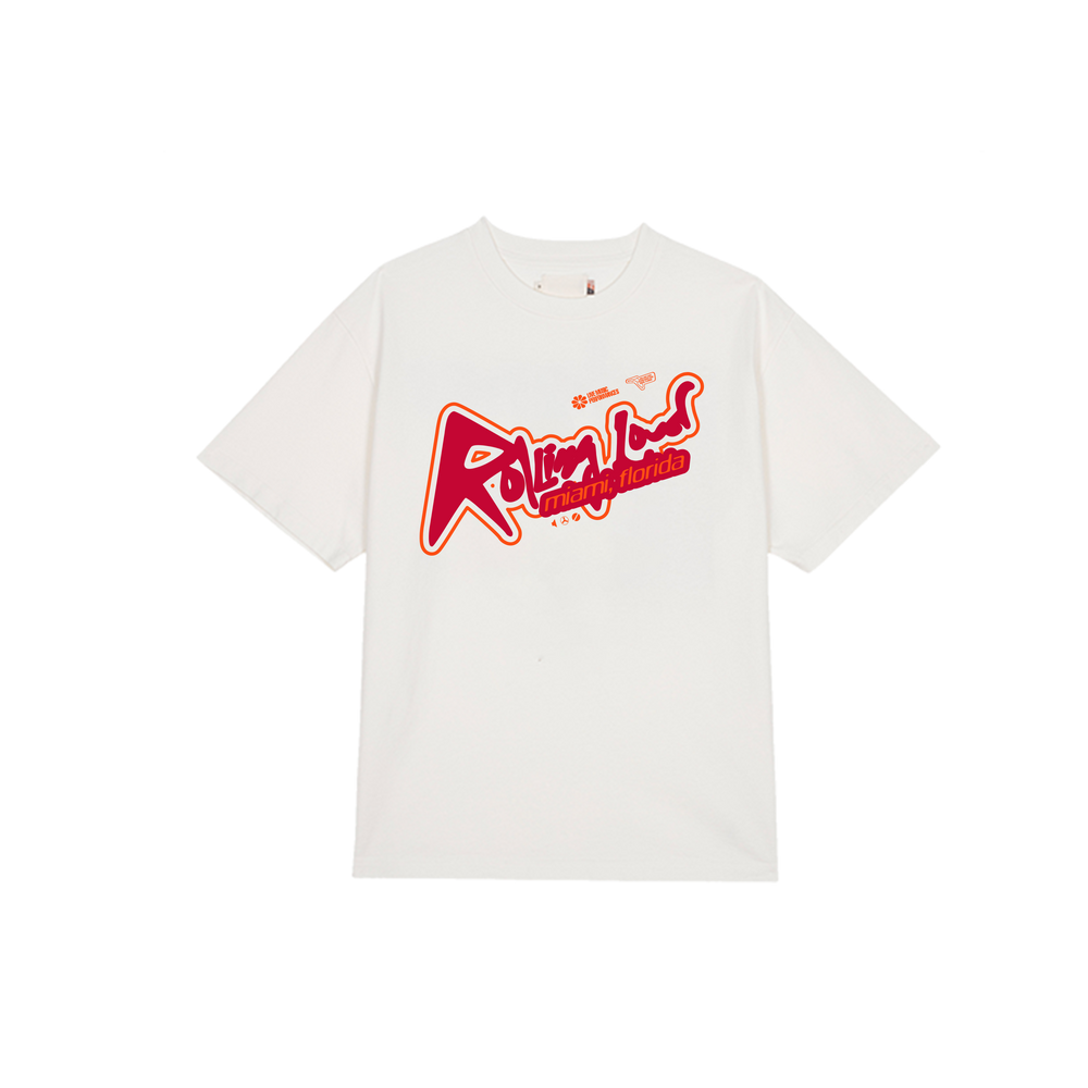 Splash Raft White Tee Miami 22