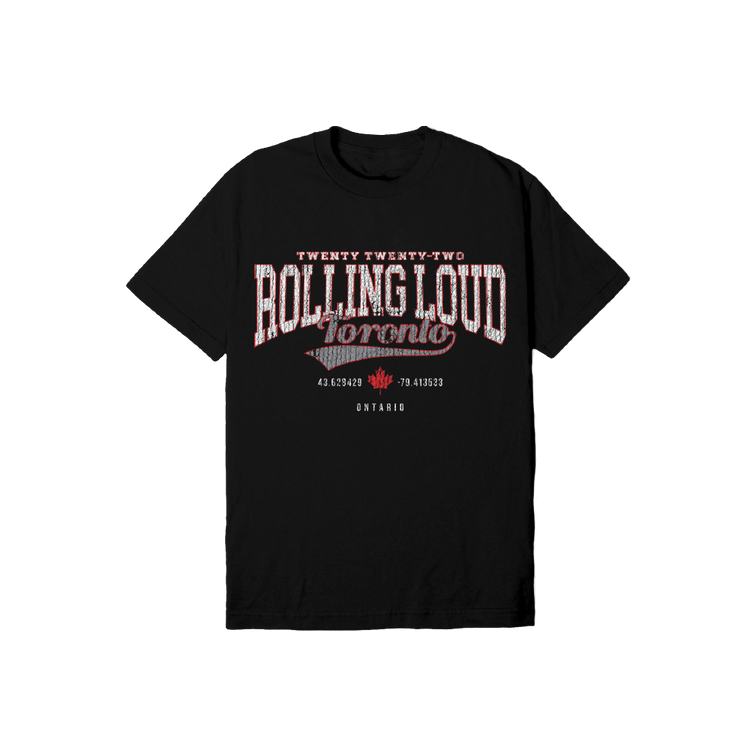 RL Varsity T Shirt Black Toronto 22'