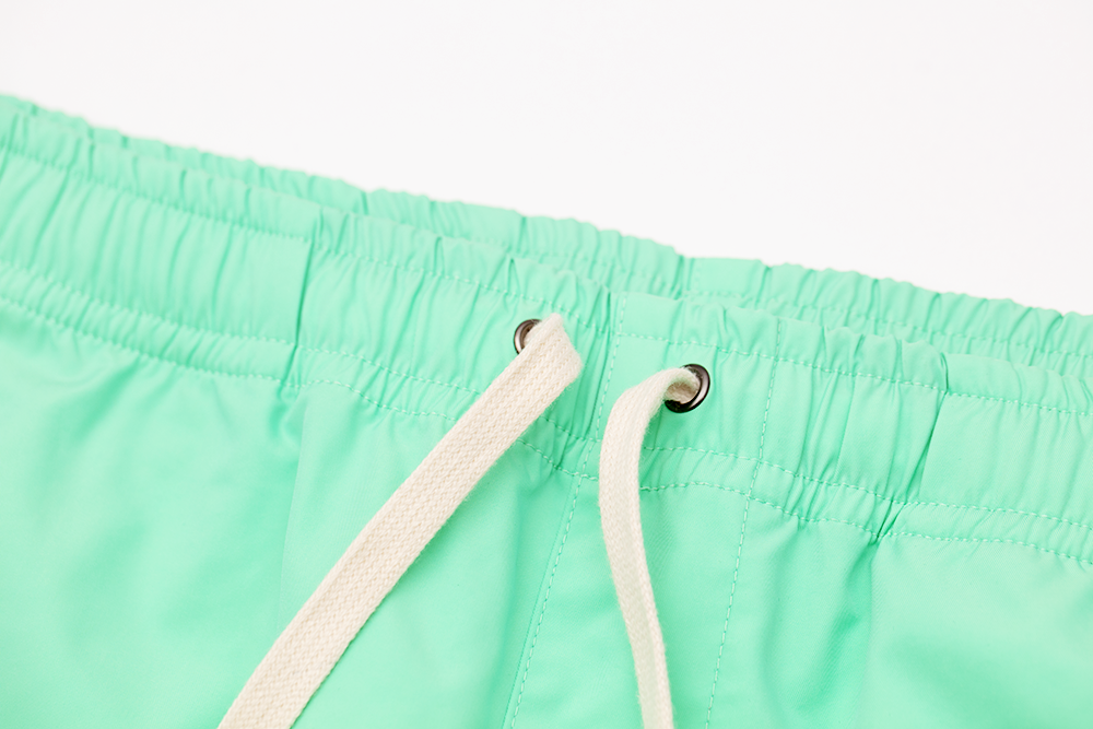 RL Productions Aqua Iridescent Nylon Shorts