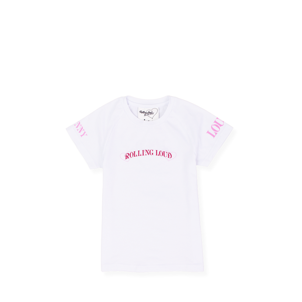 Bunny Bae Bar White Tee