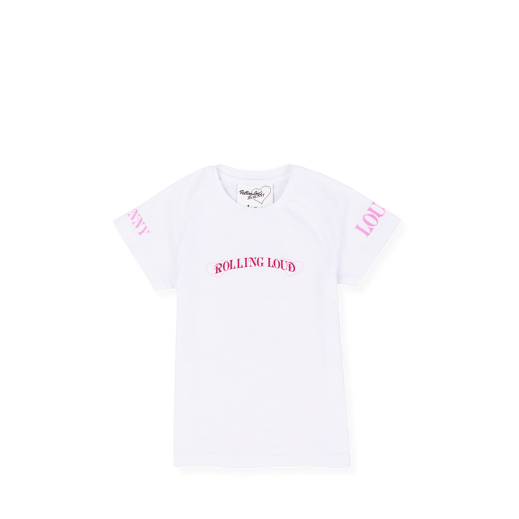 Bunny Bae Bar White Tee