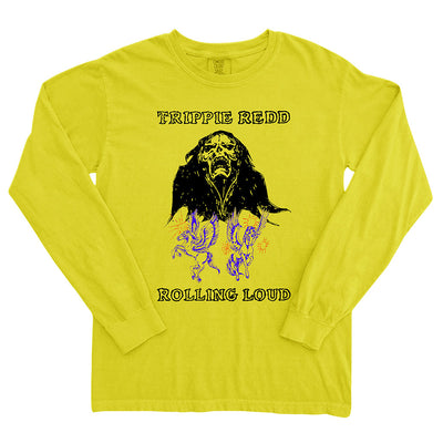 Trippie Redd x RL Stream Long Sleeve Yellow Tee