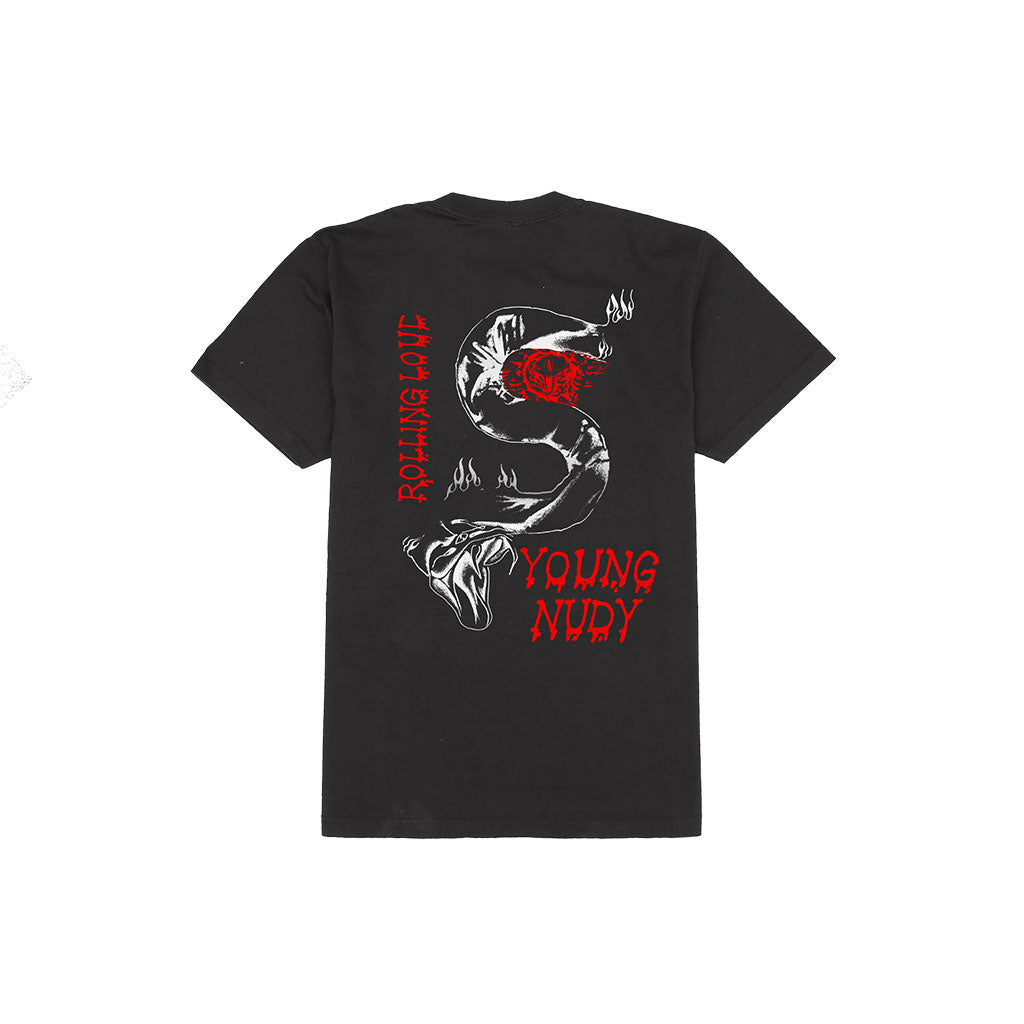 Young Nudy x Rolling Loud Black Vintage Tee