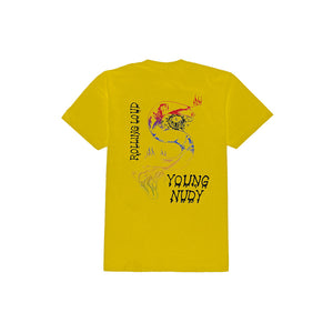 Young Nudy x Rolling Loud Yellow Vintage Tee