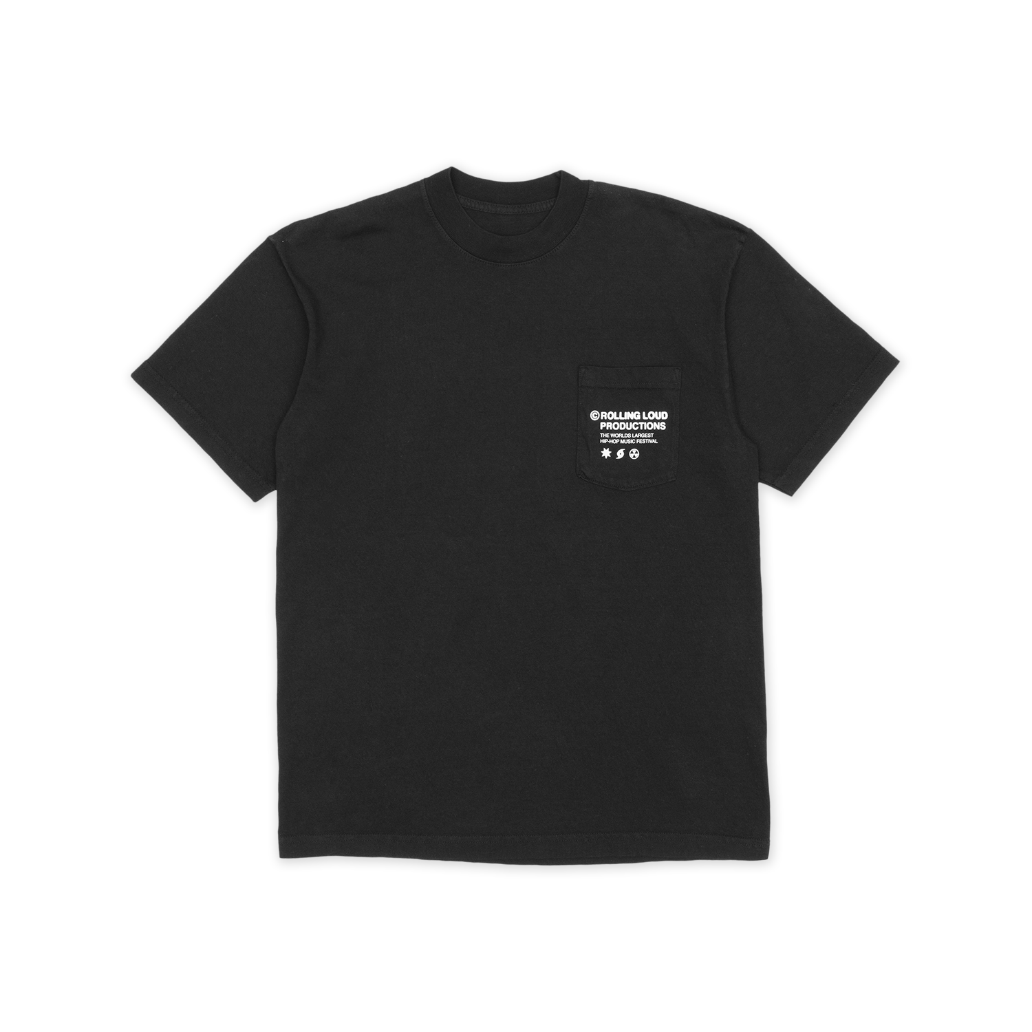 RL Productions Pocket Tee Black