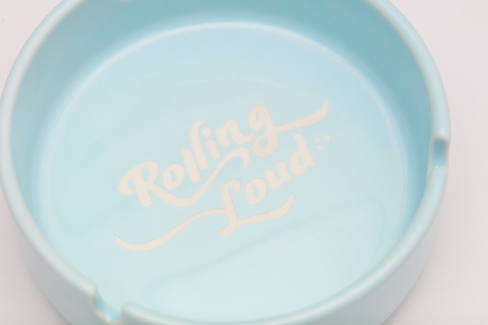 Rolling Loud Blue Ceramic Ashtray