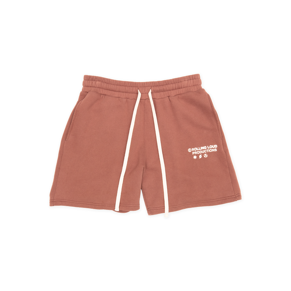 RL Productions Premium Terry Shorts Brown