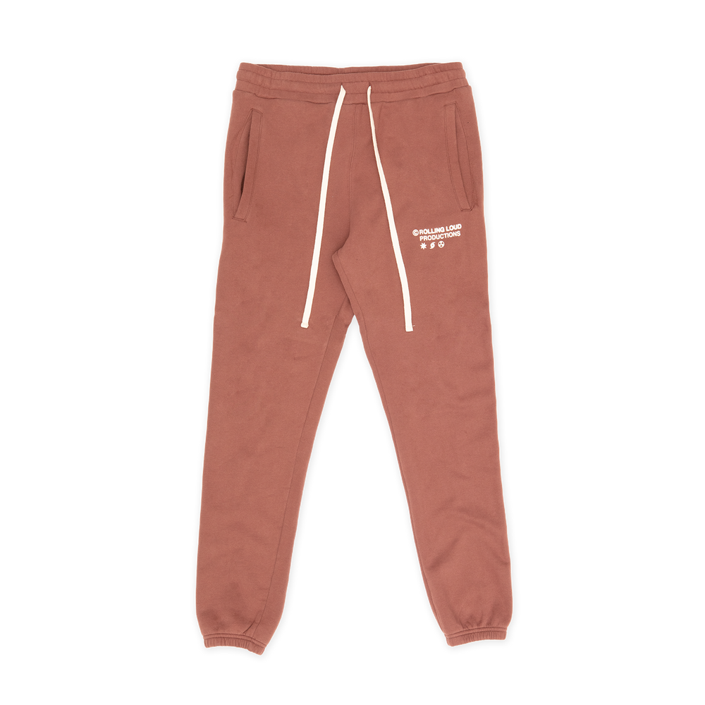 RL Productions Premium Terry Sweatpants Brown