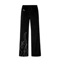 Womens Bunny Bae Bar Velour Track Pants