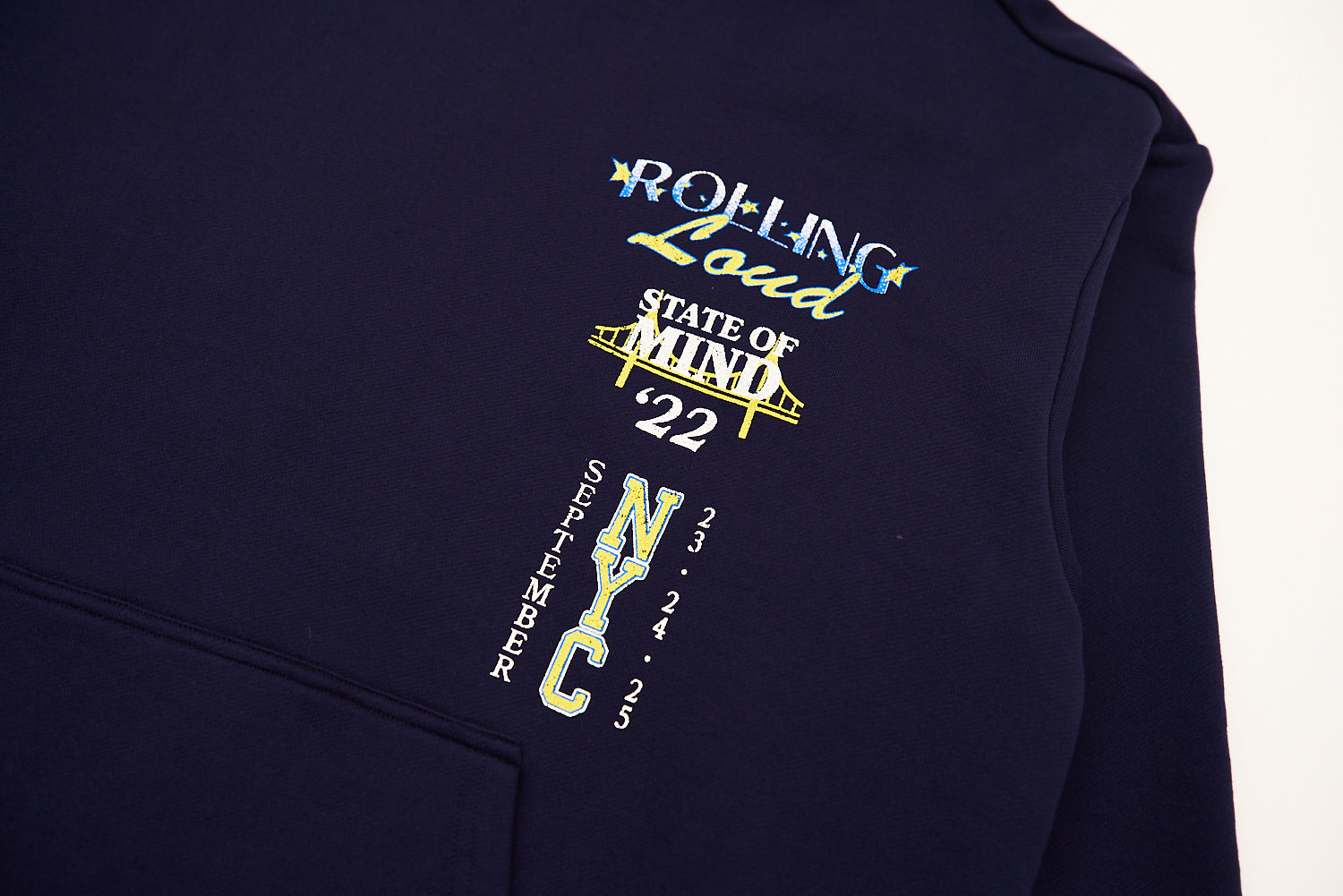 RL State Of Mind Hoodie Navy NYC 22