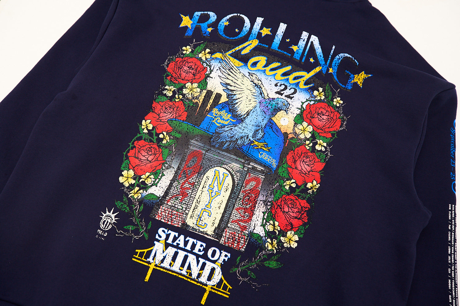 RL State Of Mind Hoodie Navy NYC 22