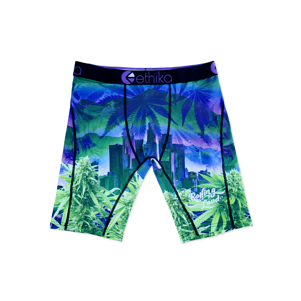 RL X Ethika Purple Mens Boxers