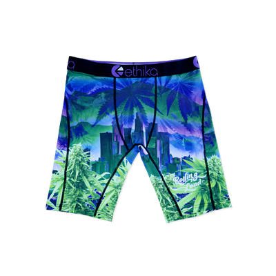 RL X Ethika Purple Mens Boxers