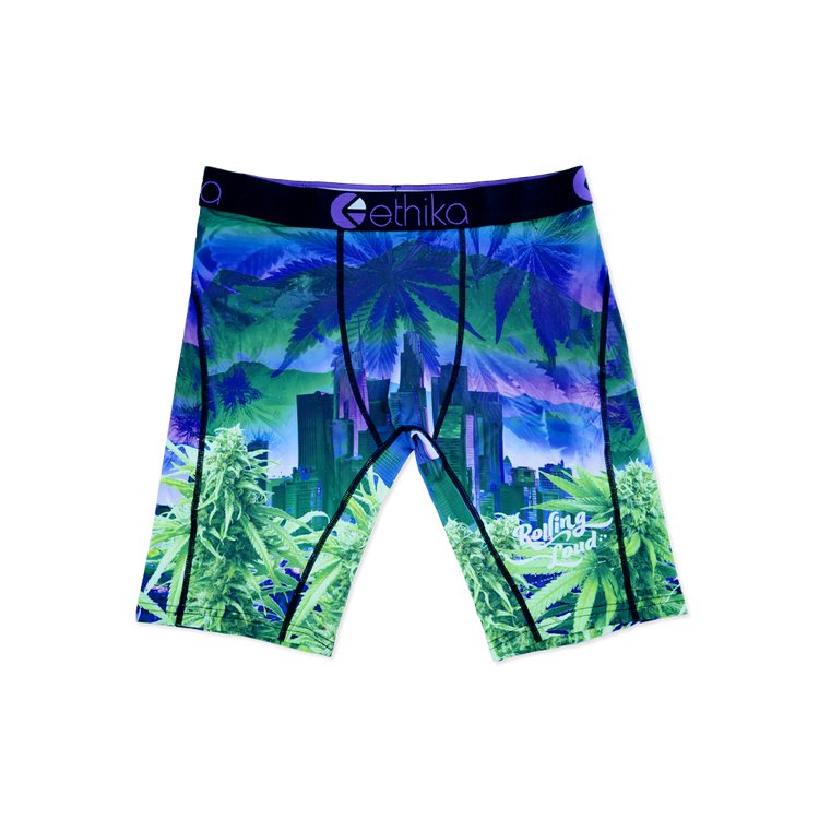 RL X Ethika Purple Mens Boxers