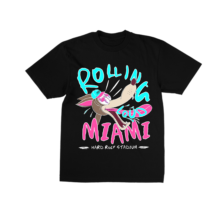 RL Wolf T Shirt Black Miami 22