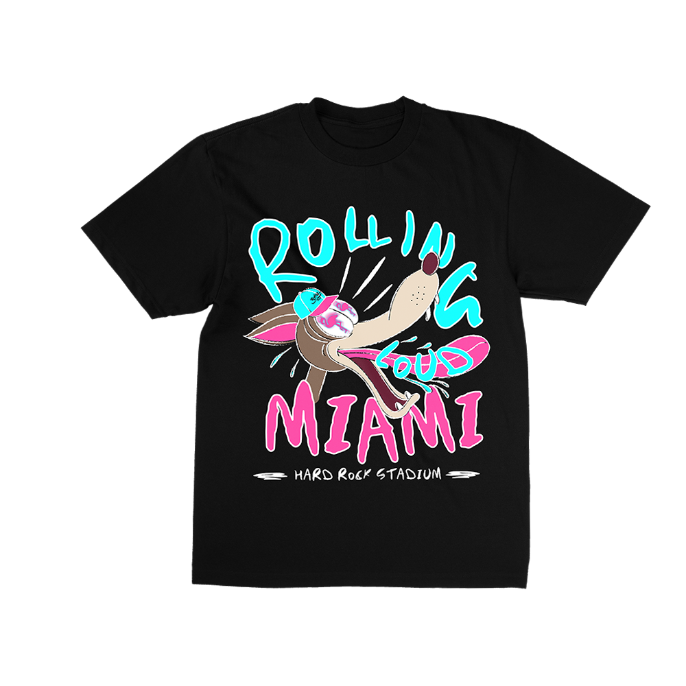 RL Wolf T Shirt Black Miami 22