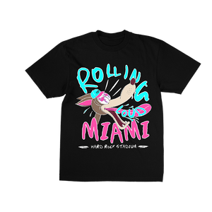 RL Wolf T Shirt Black Miami 22