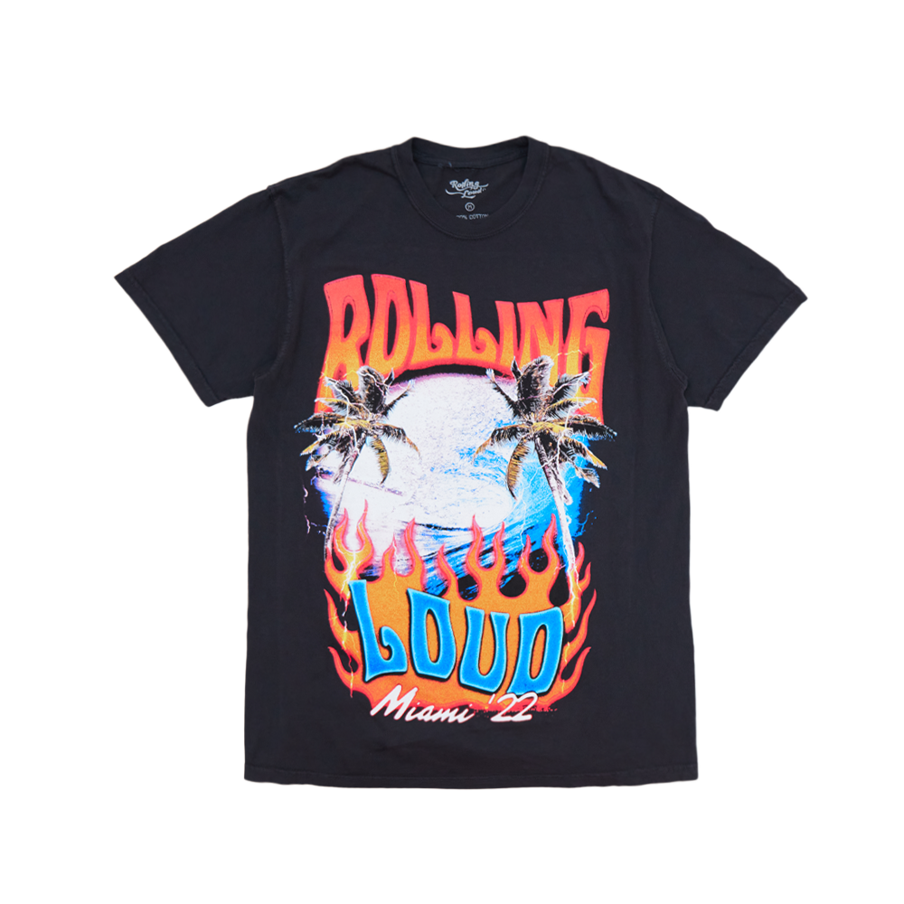 RL Flames T Shirt Miami 22