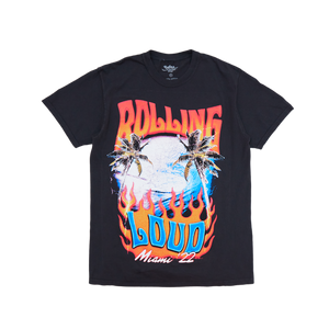 RL Flames T Shirt Miami 22