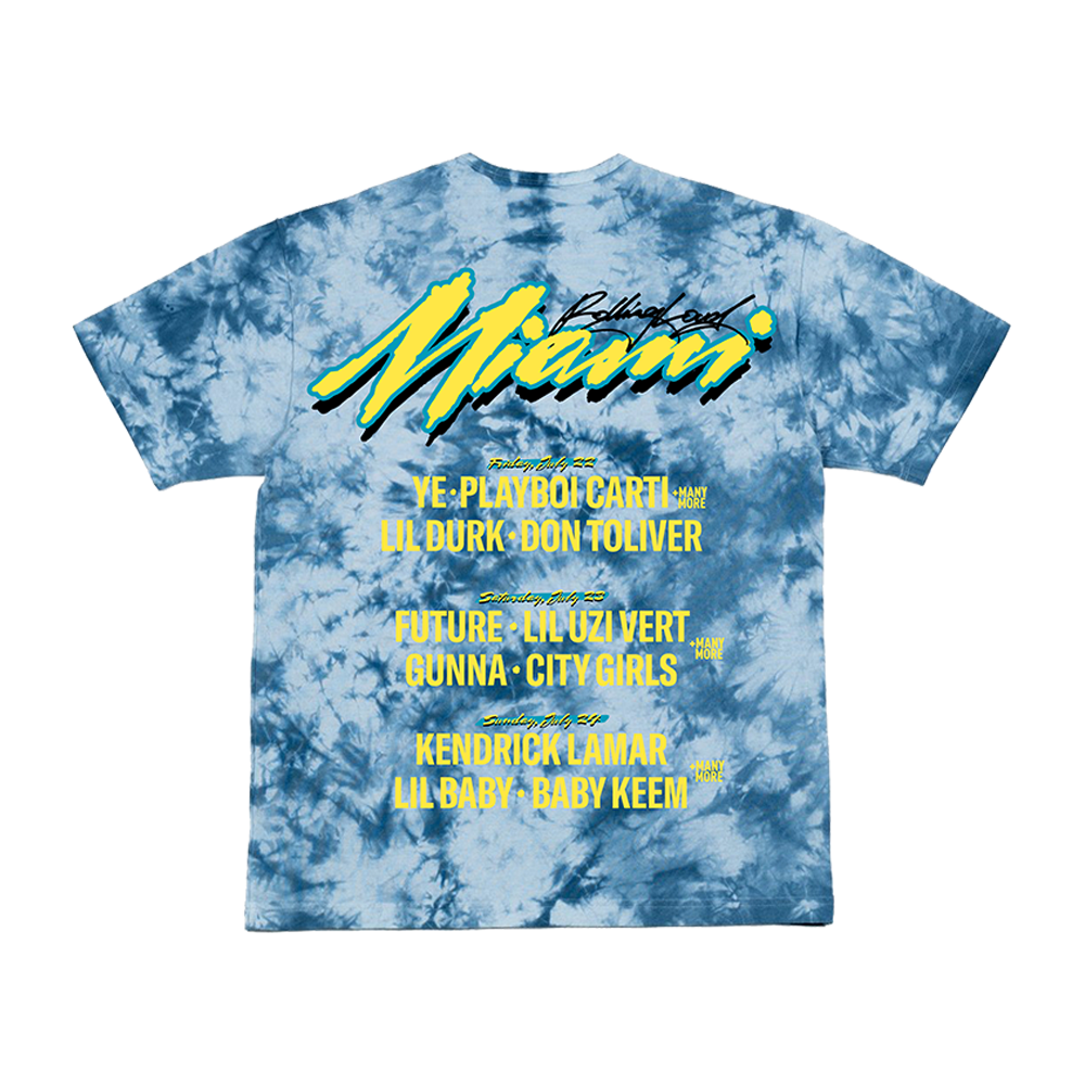 RL No Stems T Shirt Tie Dye Miami 22