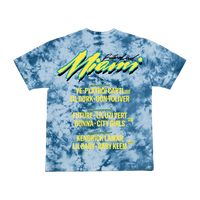 RL No Stems T Shirt Tie Dye Miami 22