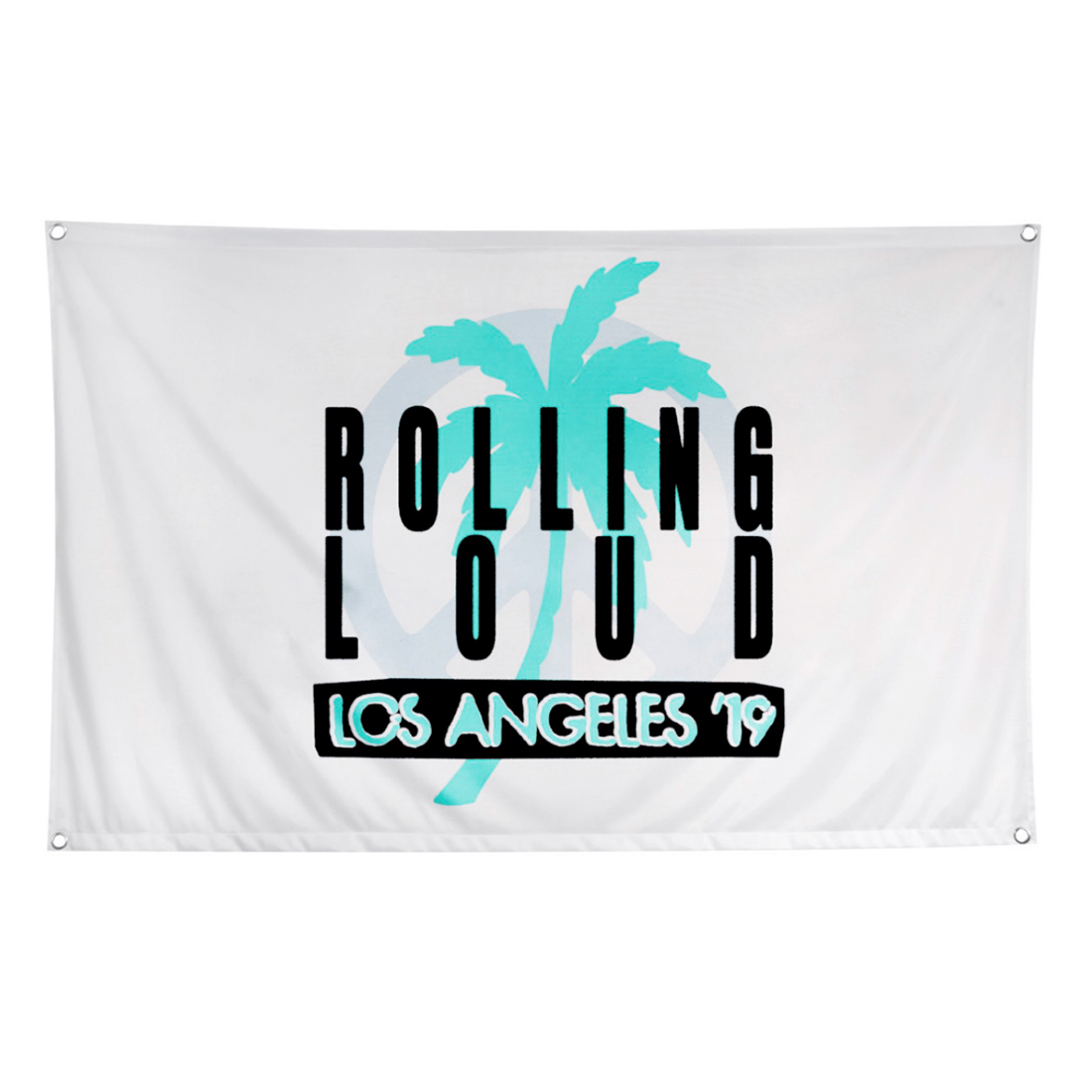 RL LA19 Festival Flag White