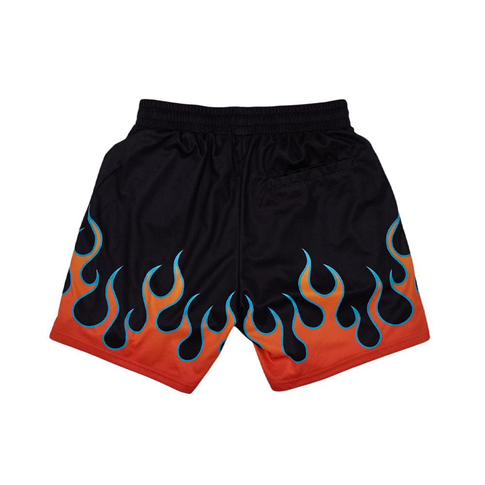RL Flame Shorts Black