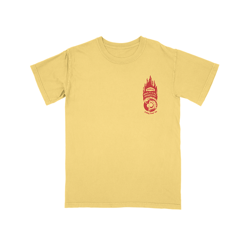 RL Florida Fire T Shirt Yellow Miami 22